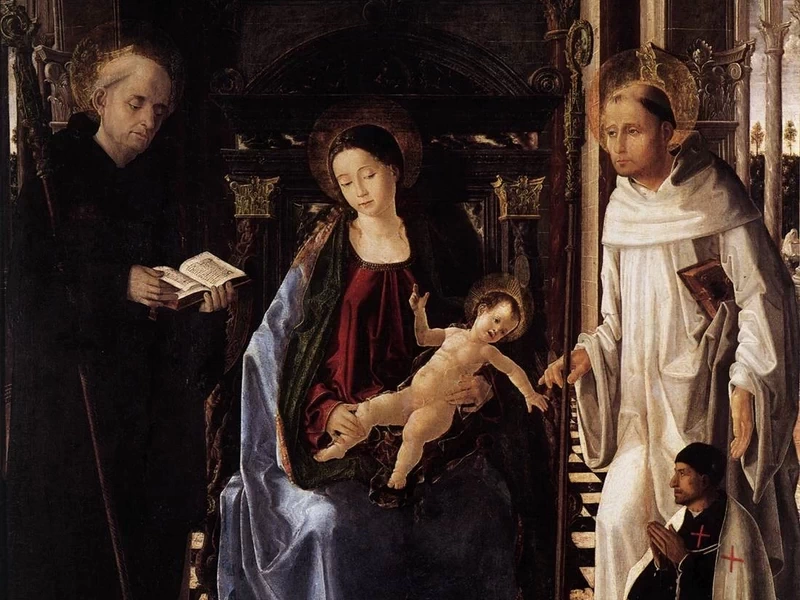 1447-Paolo da San Leocadio - Vergine del Cavaliere di Montesa - Museo del Prado, Madrid